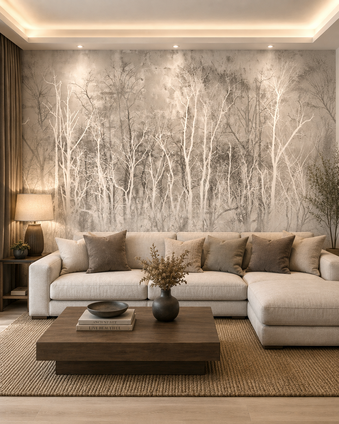 Winter Haze Wall Mural