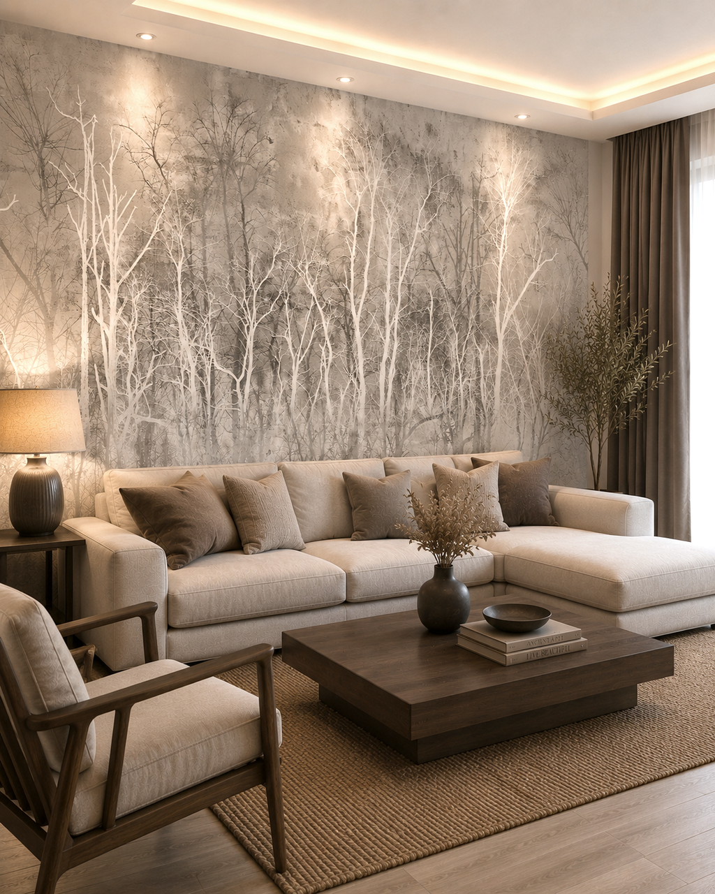 Winter Haze Wall Mural