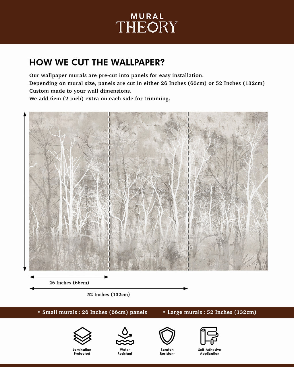 Winter Haze Wall Mural