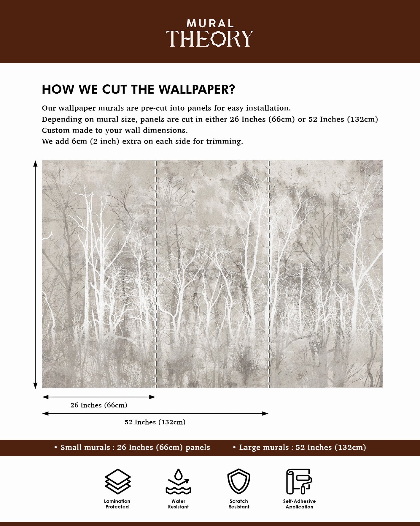 Winter Haze Wall Mural
