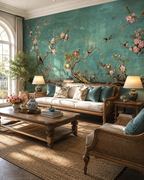 Botanical Aviary Wall Mural