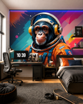 Astro Chimp Wall Mural