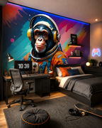 Astro Chimp Wall Mural