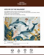 Dolphin Dreamscape Wall Mural