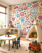 Toy Doodles Wall Mural