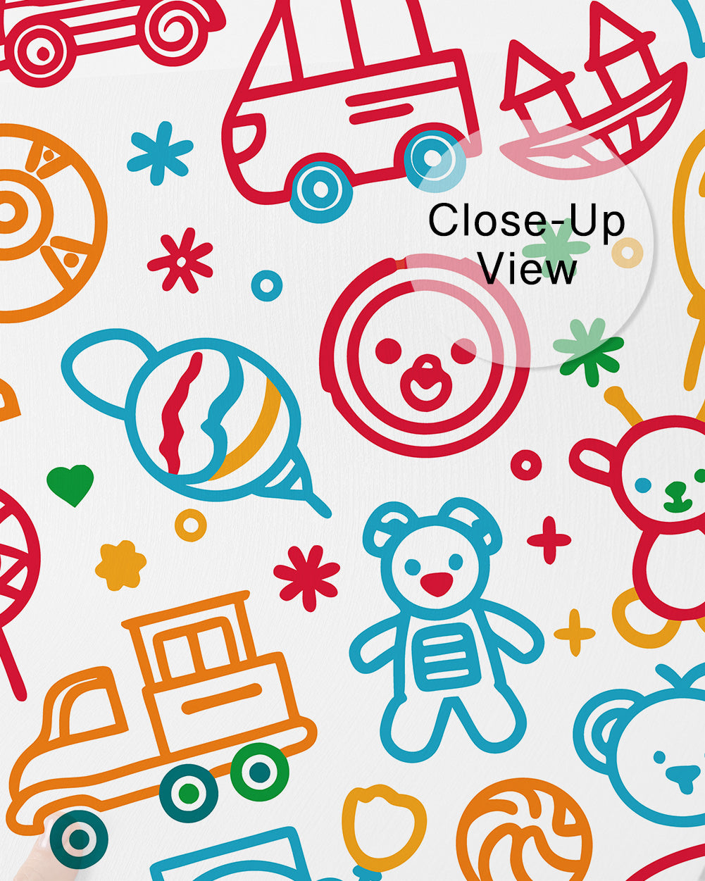 Toy Doodles Wall Mural
