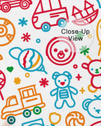 Toy Doodles Wall Mural