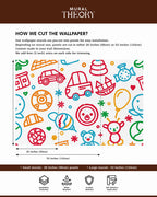 Toy Doodles Wall Mural