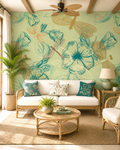 Dragonfly Garden Wall Mural