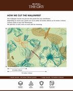 Dragonfly Garden Wall Mural