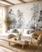 Winter Pines Wall Mural