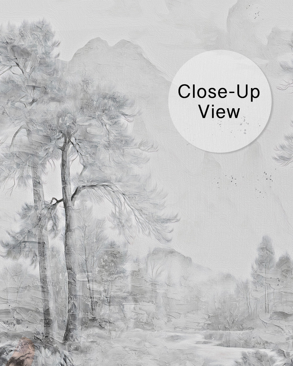 Winter Pines Wall Mural