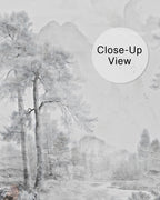 Winter Pines Wall Mural