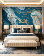 Ocean Swirl Wall Mural