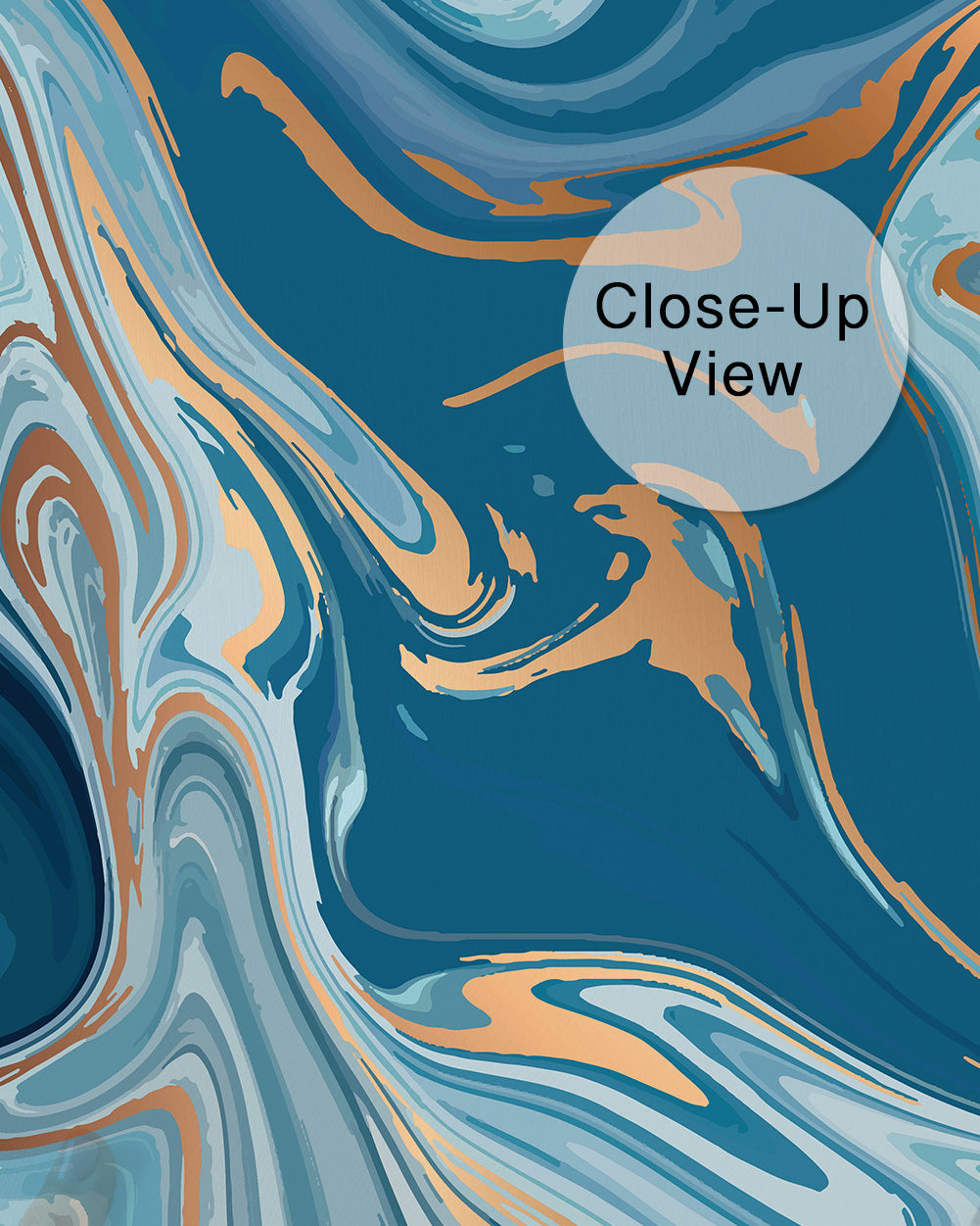 Ocean Swirl Wall Mural
