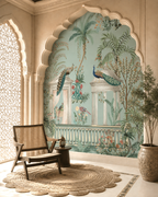 Peacock Paradise Wall Mural