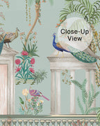 Peacock Paradise Wall Mural