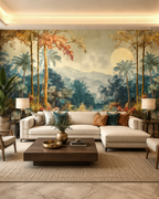 Golden Wilds Wall Mural