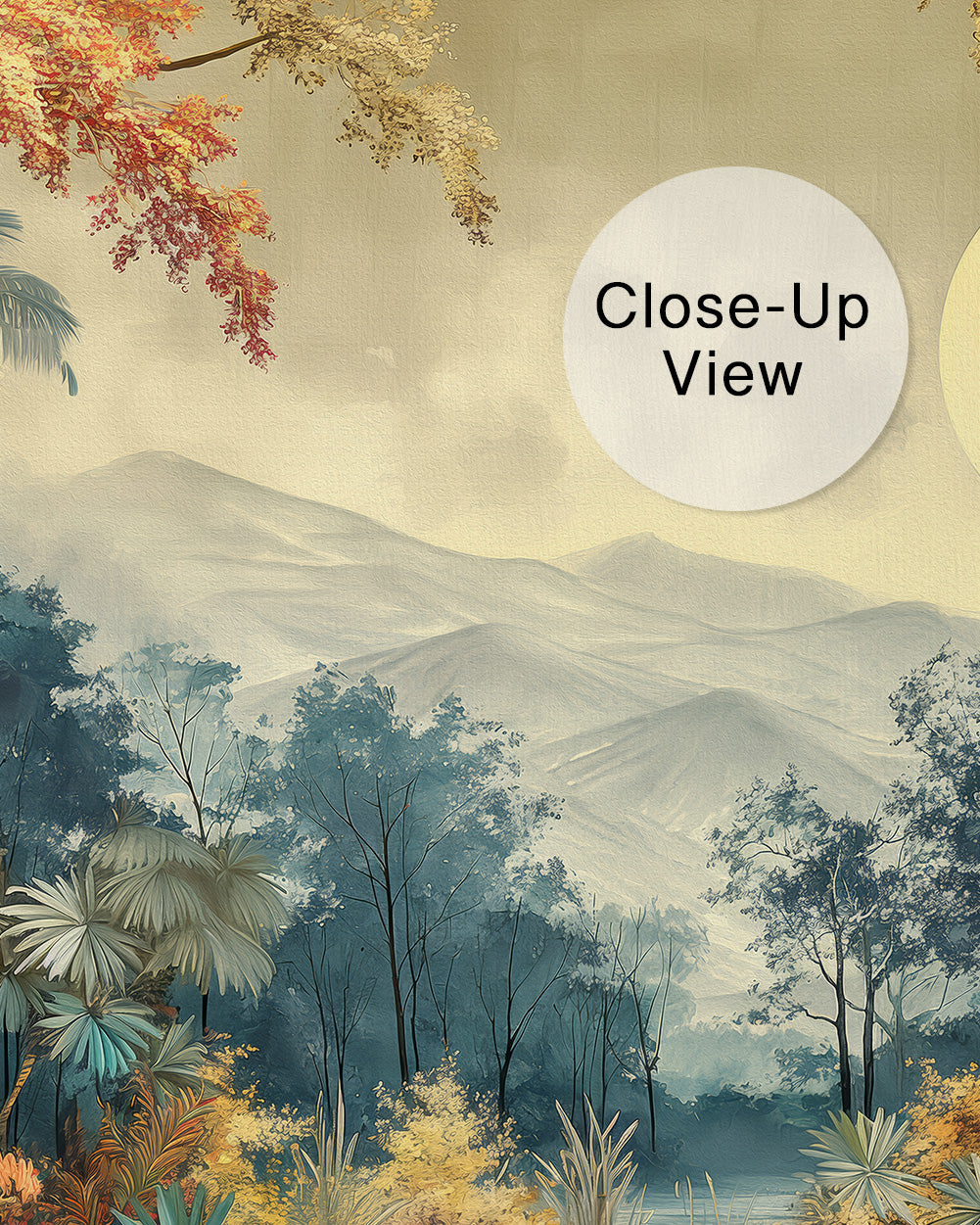 Golden Wilds Wall Mural