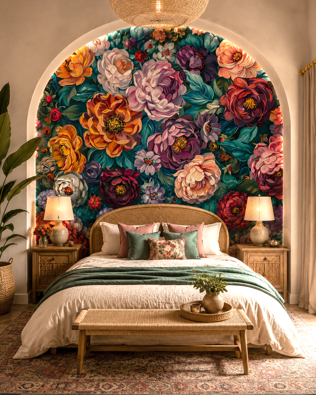 Velvet Bloom Wall Mural