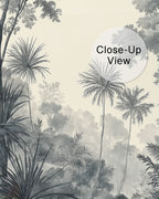 Jungle Etchings Wall Mural