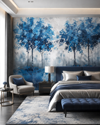 Azure Grove Wall Mural