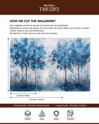 Azure Grove Wall Mural