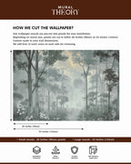 Misty Grove Wall Mural