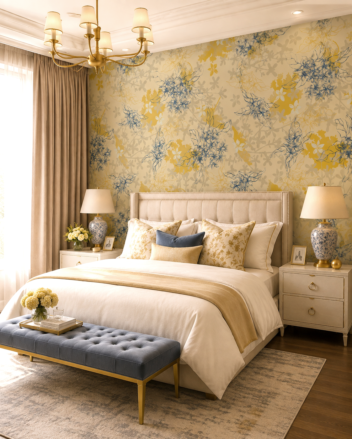 Botanical Sketch Wall Mural