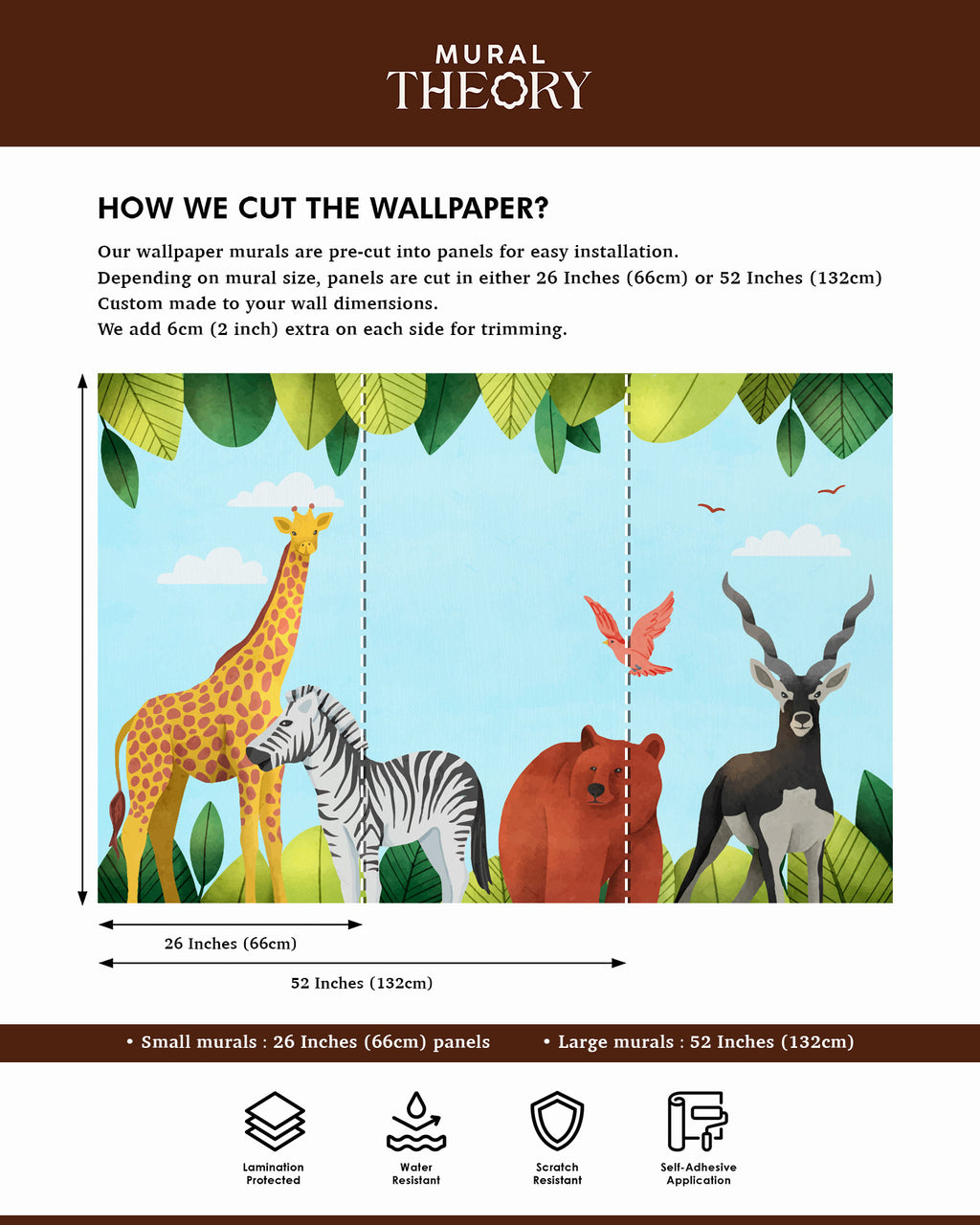 Wild Safari Wall Mural