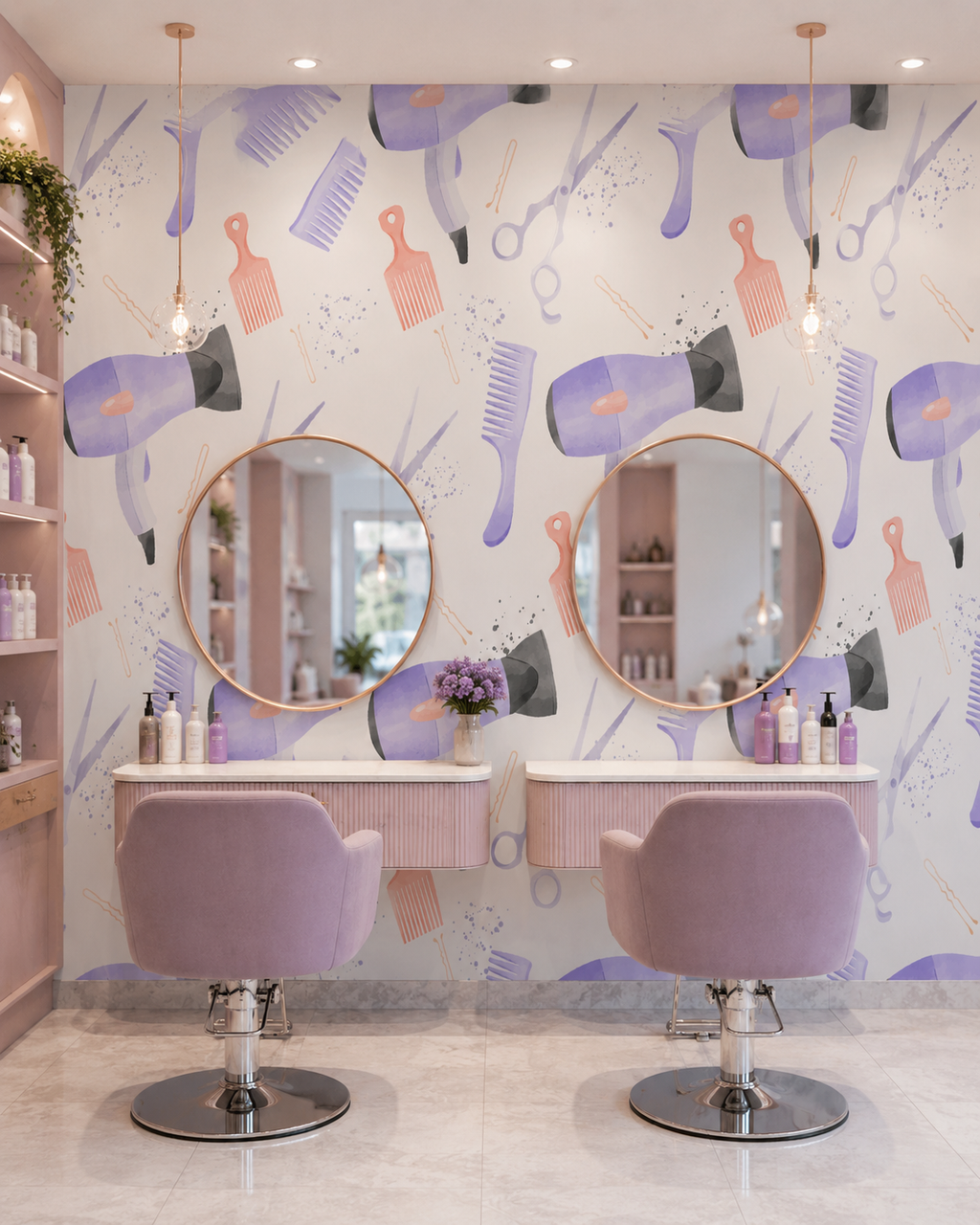Salon Vibes Wall Mural