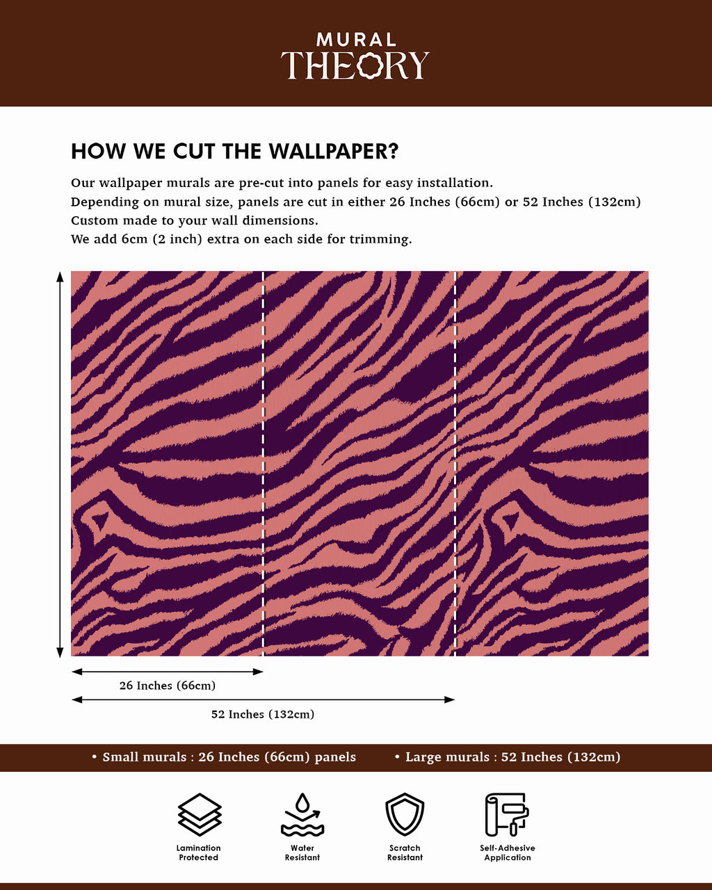 Velvet Stripes Wall Mural