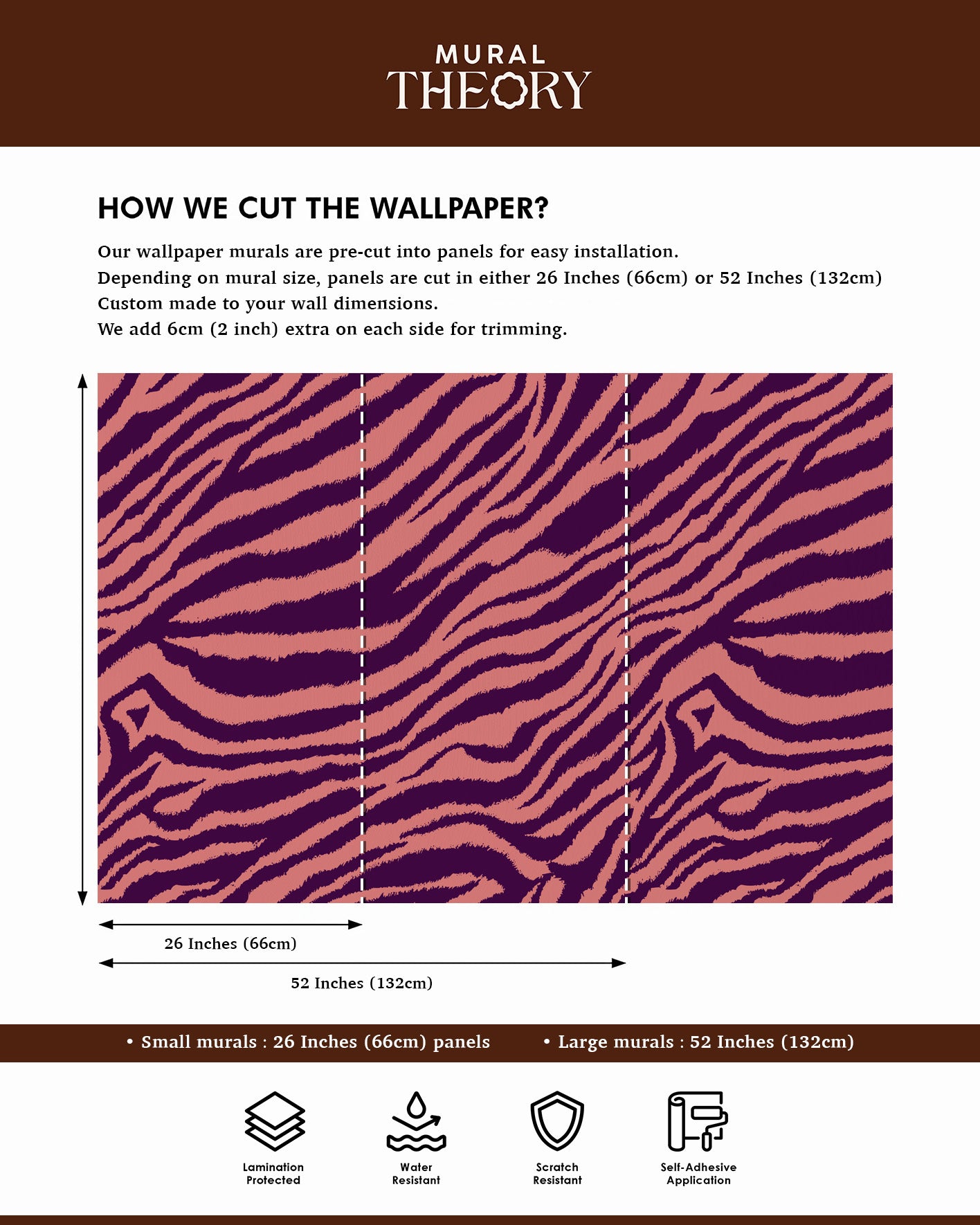 Velvet Stripes Wall Mural