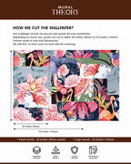 Tropical Collage Wall Mural