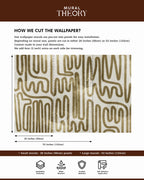 Organic Lines Wall Mural