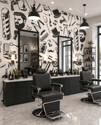 Gentleman’s Grooming Wall Mural