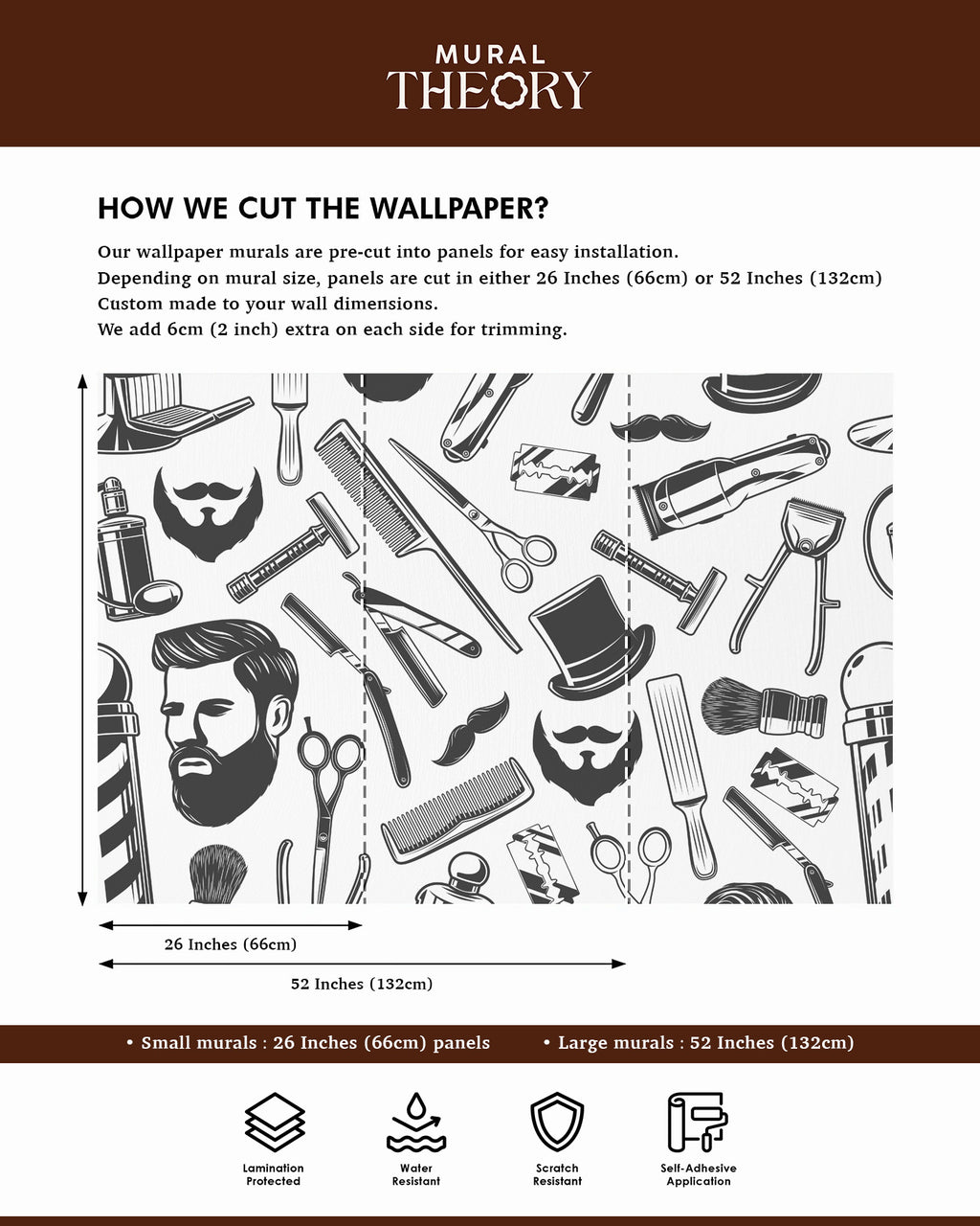 Gentleman’s Grooming Wall Mural
