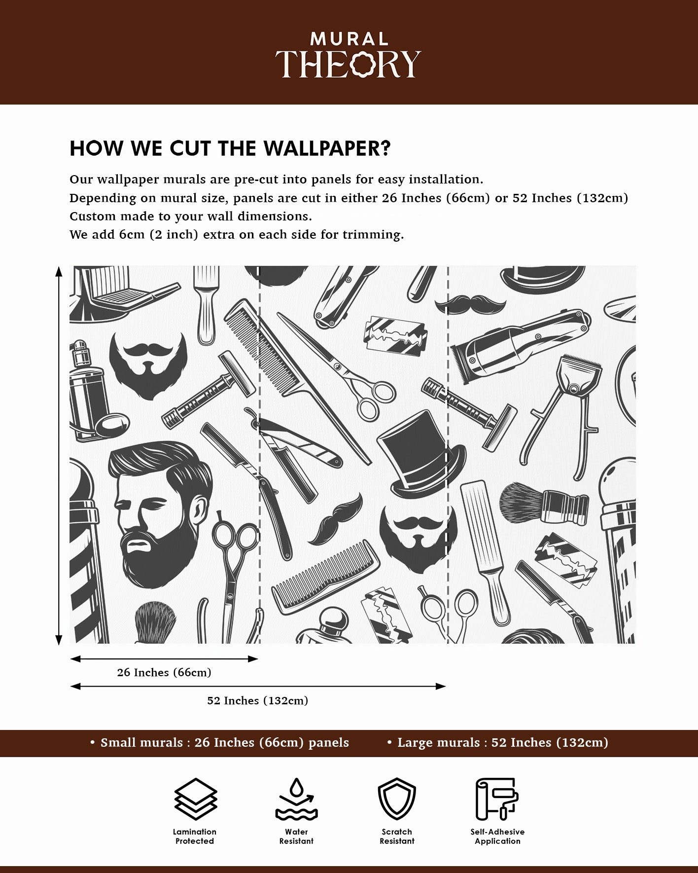 Gentleman’s Grooming Wall Mural