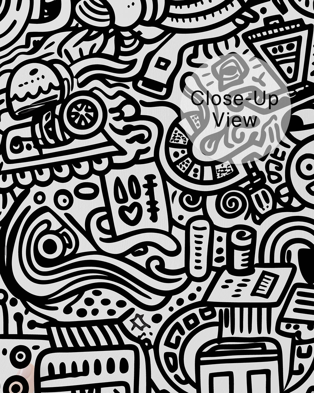 Playful Chaos Wall Mural