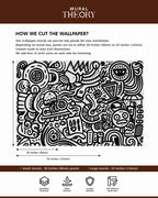 Playful Chaos Wall Mural