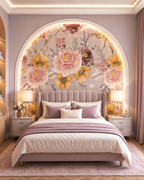 Blush Bloom Wall Mural