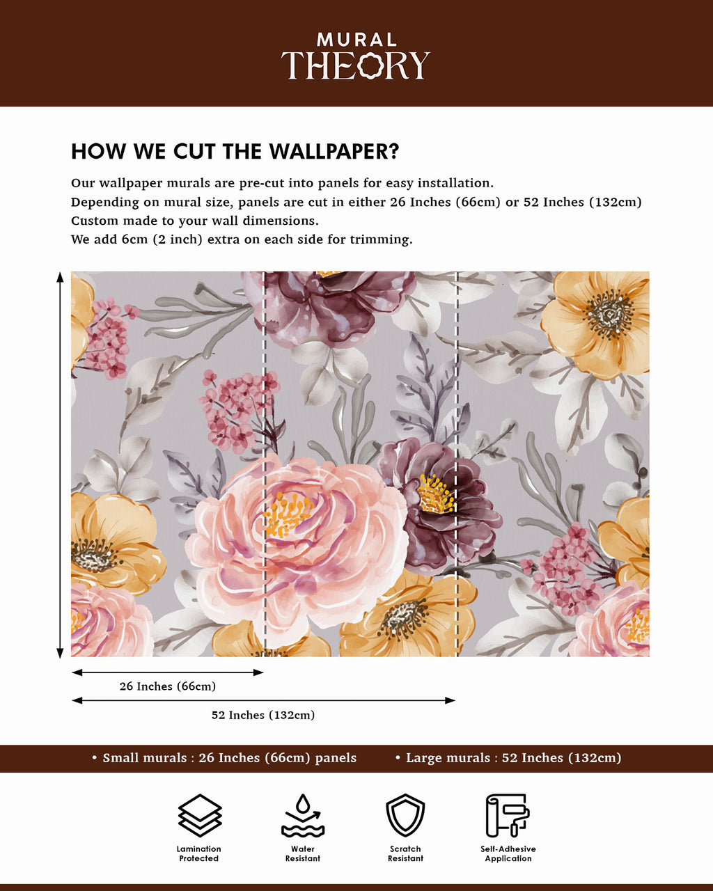 Blush Bloom Wall Mural