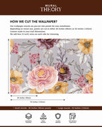 Blush Bloom Wall Mural