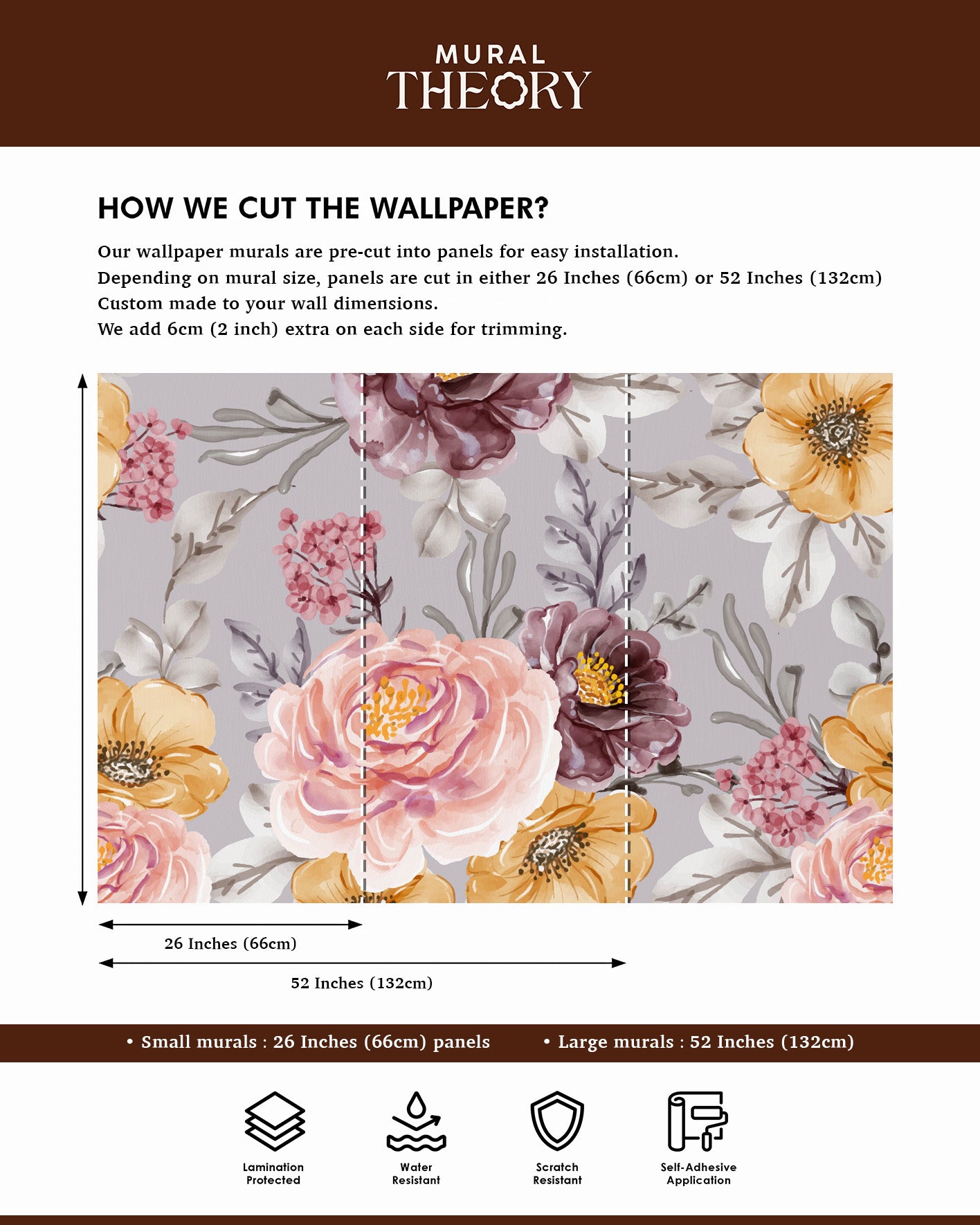 Blush Bloom Wall Mural