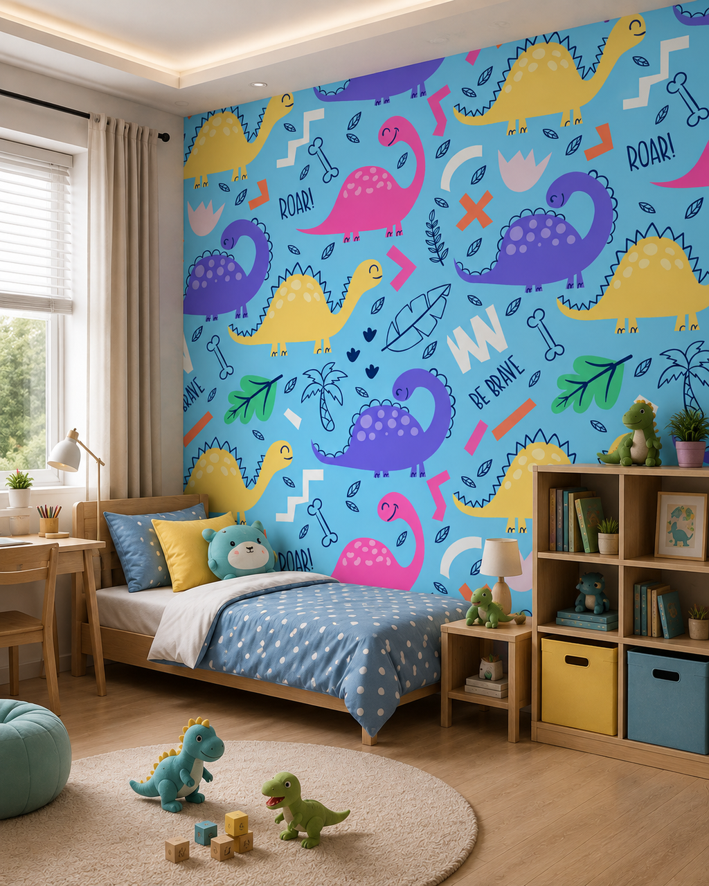 Dino Wonderland Wall Mural