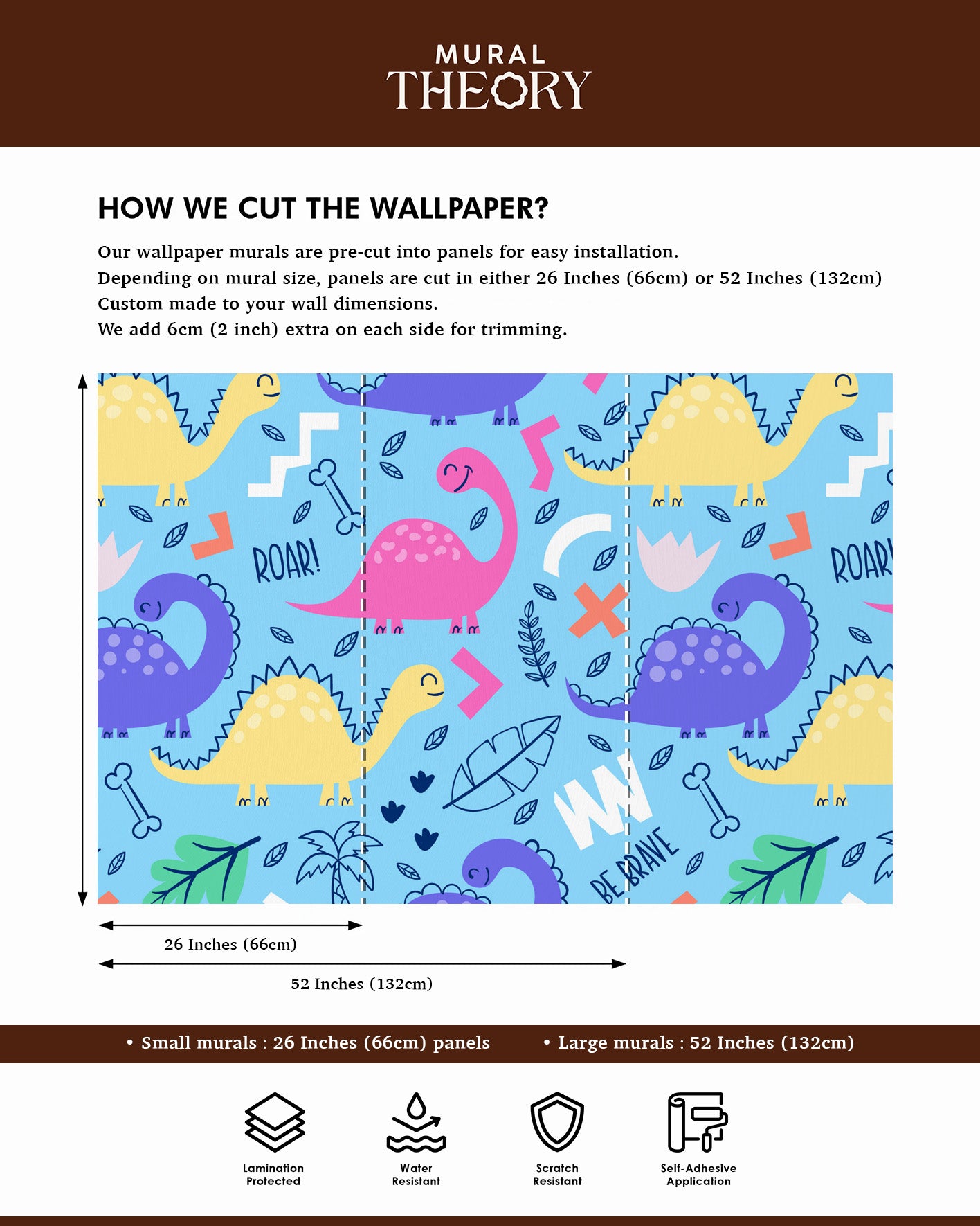 Dino Wonderland Wall Mural