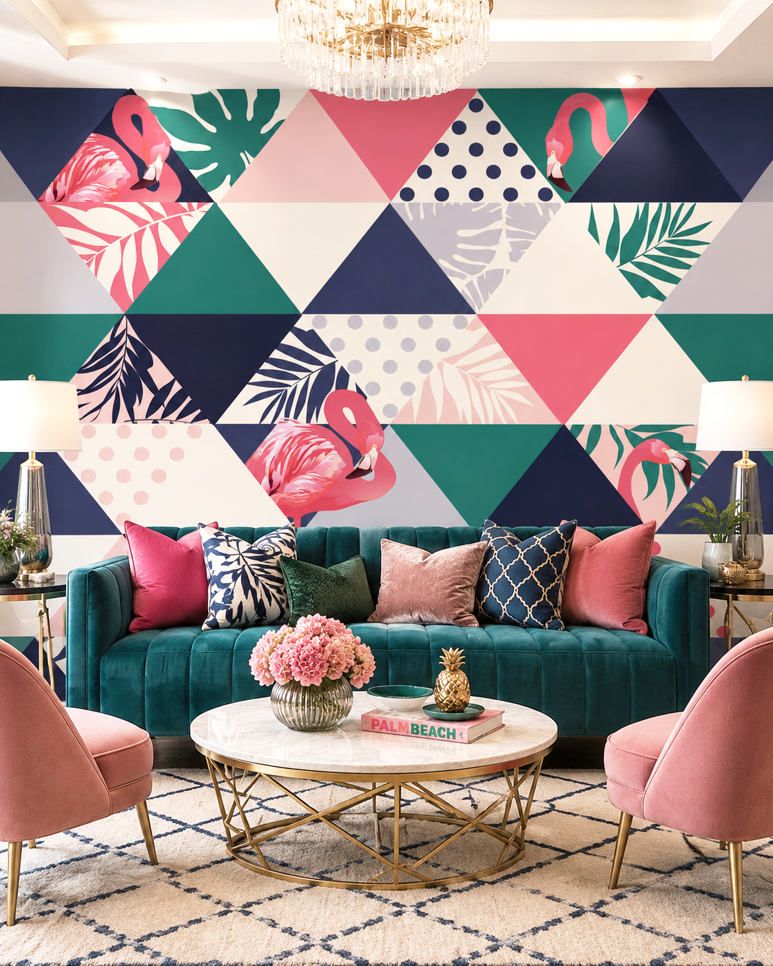 Tropical Mosaic Wall Mural