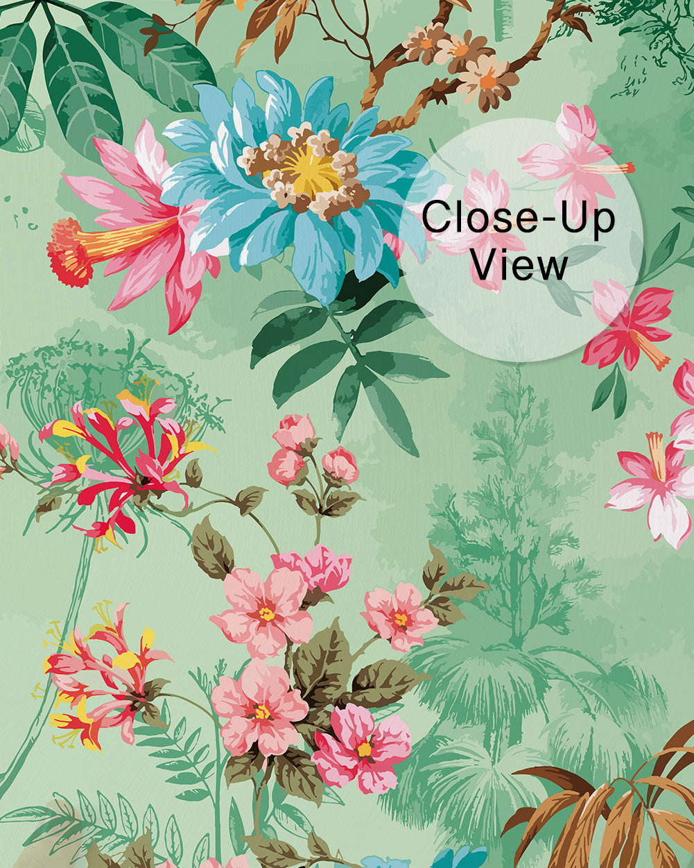 Tropical Bloom Wall Mural