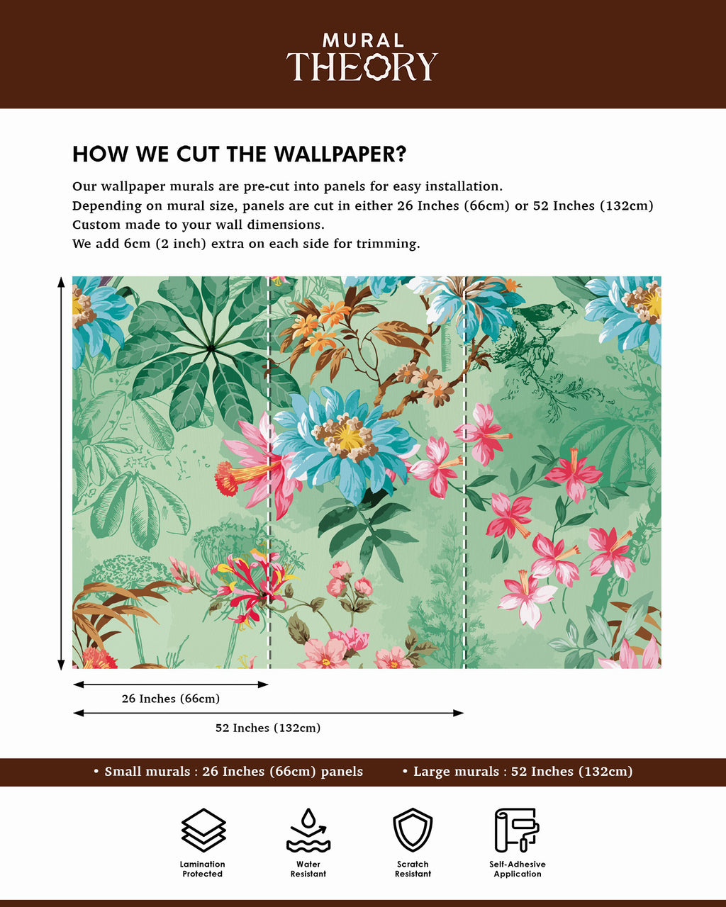 Tropical Bloom Wall Mural