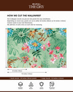 Tropical Bloom Wall Mural